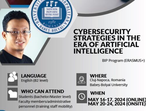Cybersecurity Strategies in the Era of Artificial IntelligenceBlended Intensive Program, Erasmus+