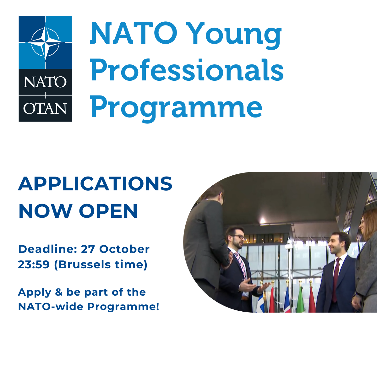 CALL FOR APPLICATIONS FOR NATO’s YOUNG PROFESSIONALS PROGRAMME (YPP)