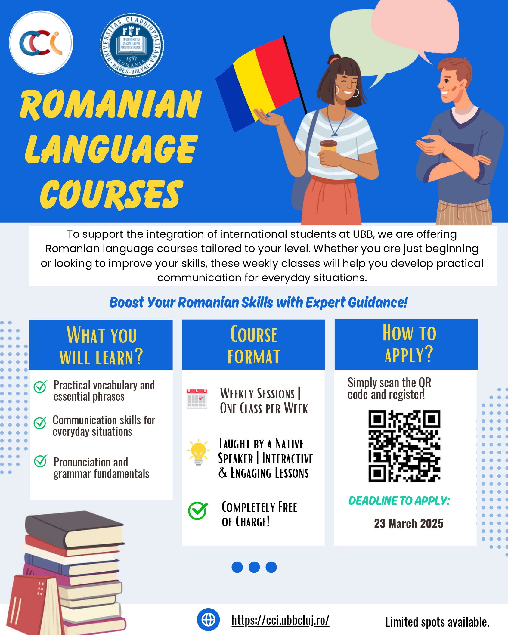 Romanian Language Courses for International Students at UBB