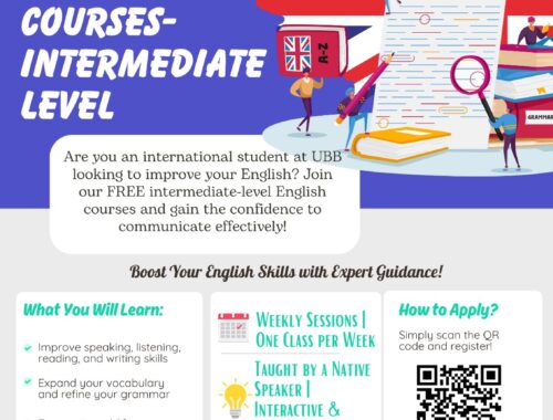 Intermediate English Course for International Students at UBB