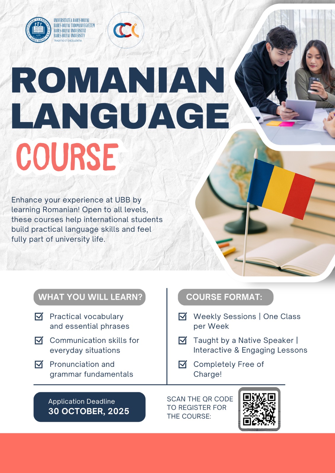Romanian Language Course: Learn Romanian and Integrate Seamlessly into Campus Life