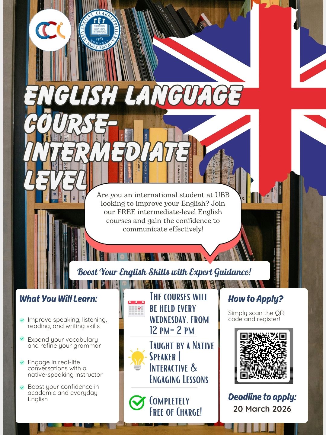 English Language Course for International Students at UBB