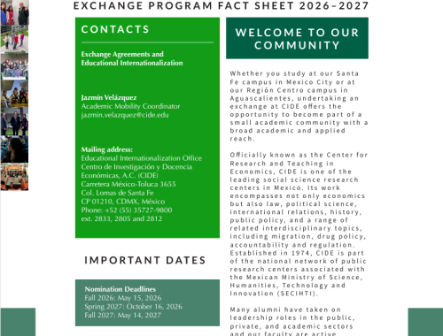 Exchange opportunity at CIDE, Mexico 🇲🇽