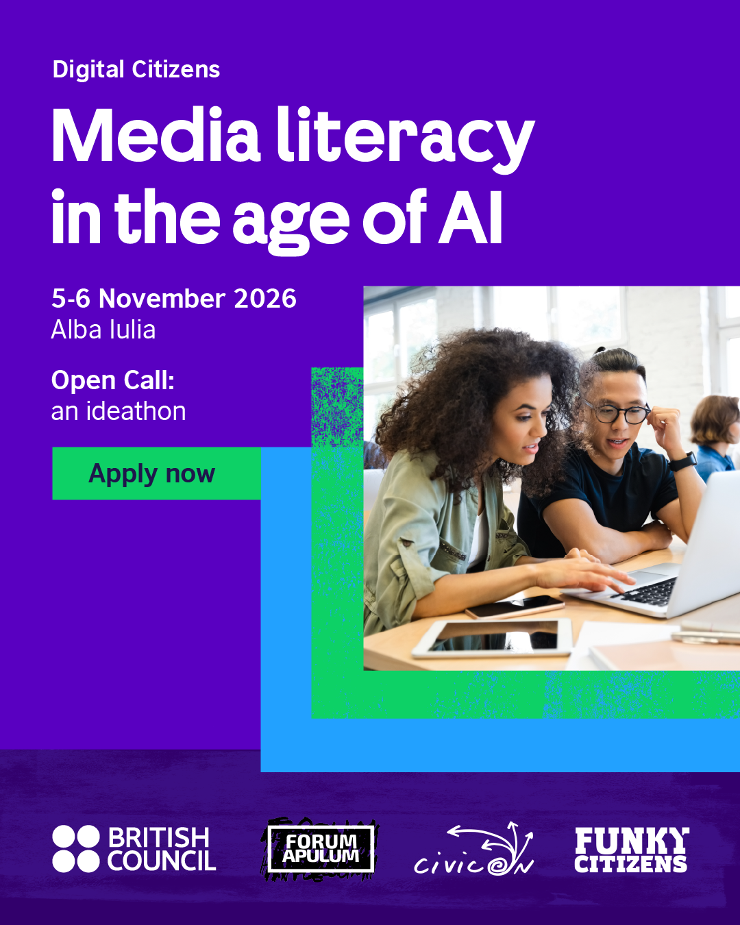Applications Now Open: Media Literacy in the Age of AI Ideathon, 2nd Edition 🇬🇧