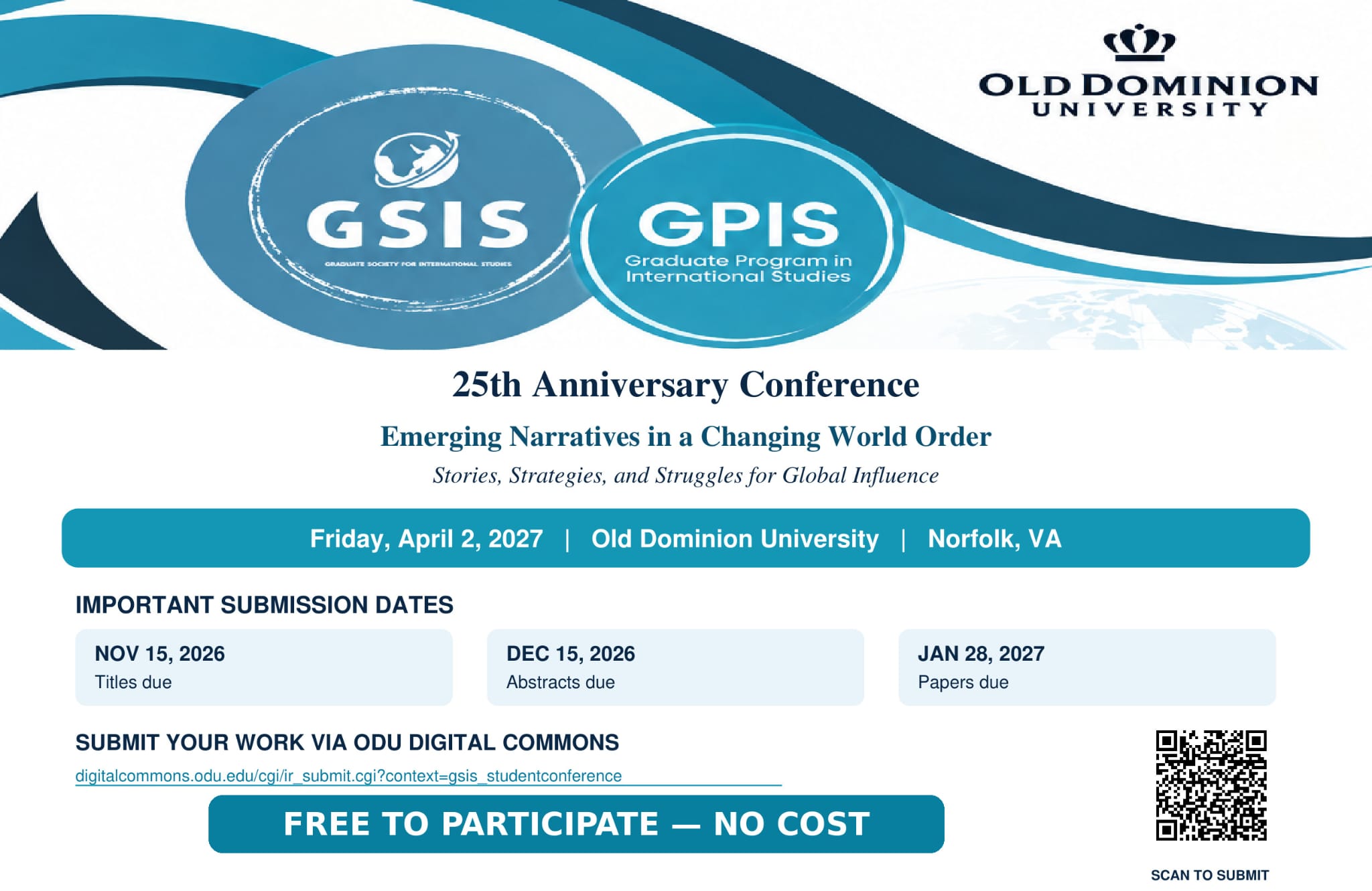 International Research Opportunity for UBB Graduate Students: Virtual Graduate Student Conference in International Studies