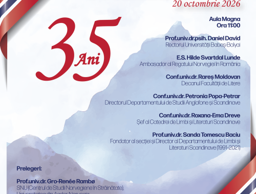 Aniversarea a 35 de ani de limba și literatura norvegiană la Universitatea Babeș-Bolyai